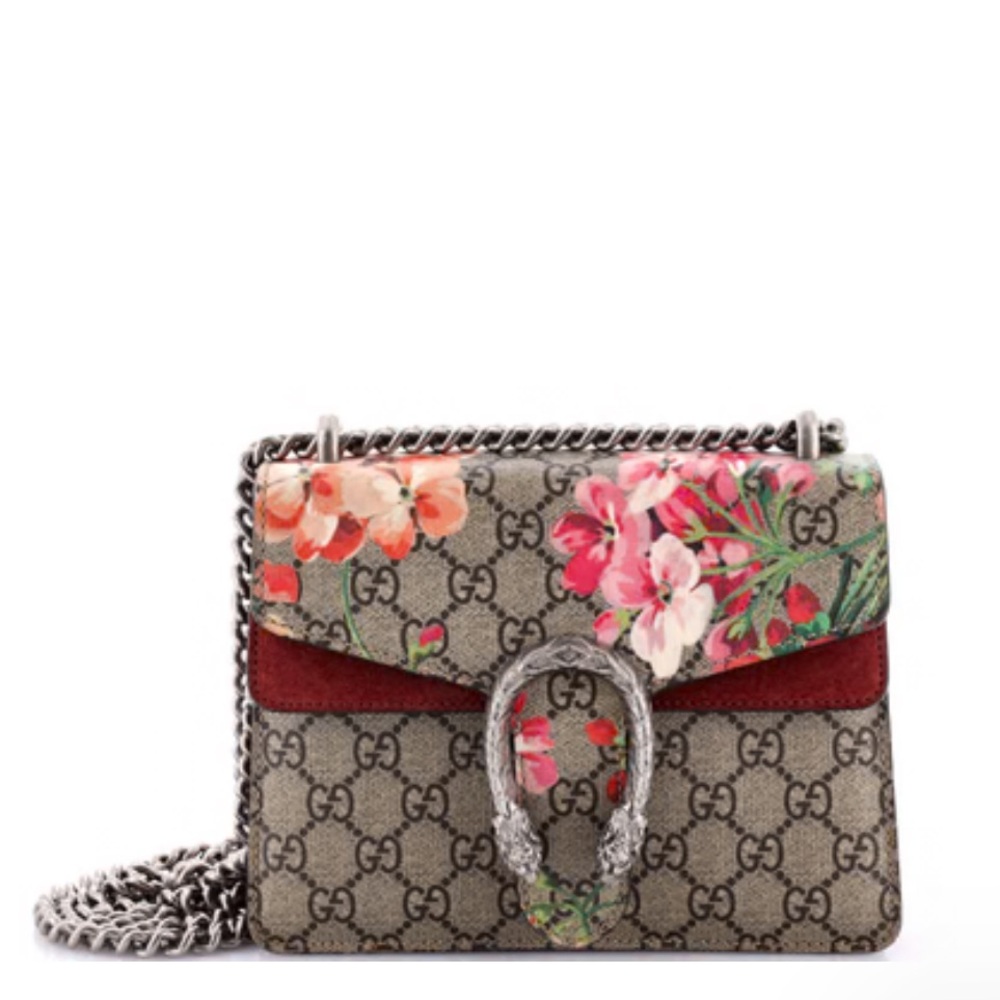 Gucci Dionysus Bag Blooms Print GG Coated Canvas Mini